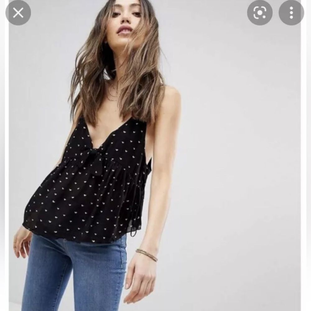 Free People Intimately Riviera Romance tie cami top